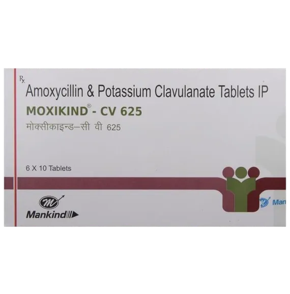 moxikind cv 625mg tablet 10's